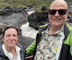 An image of Peter and Eileen, guests of Clauds Close