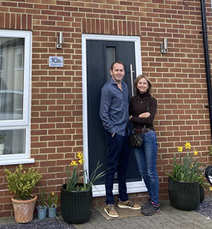 An image of David and Janet, guests of Clauds Close